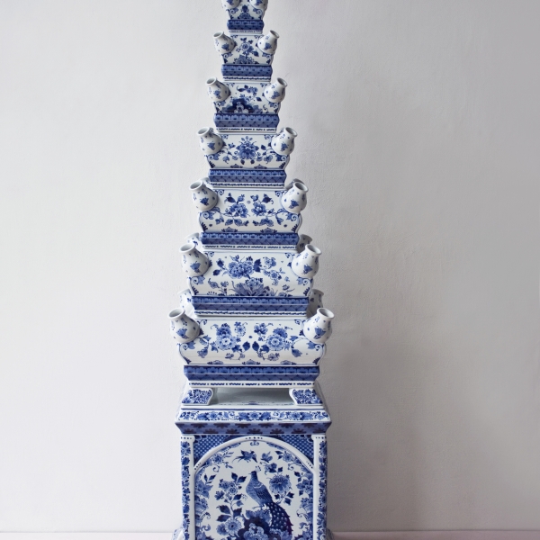 Delft Blue Tulip Pyramid
